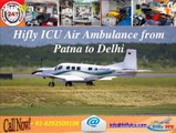 An Affordable Hifly ICU Air Ambulance from Patna to Delhi