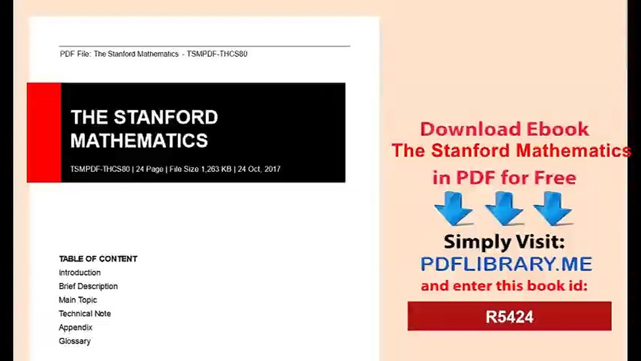 The Stanford Mathematics