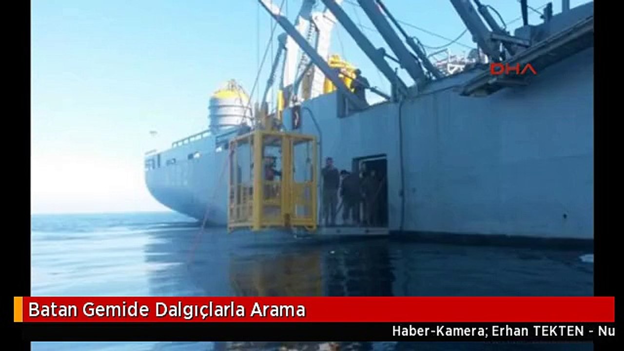 Batan Gemide Dalgıçlarla Arama