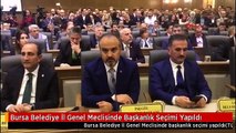 Bursa Belediye İl Genel Meclisinde Başkanlık Seçimi Yapıldı