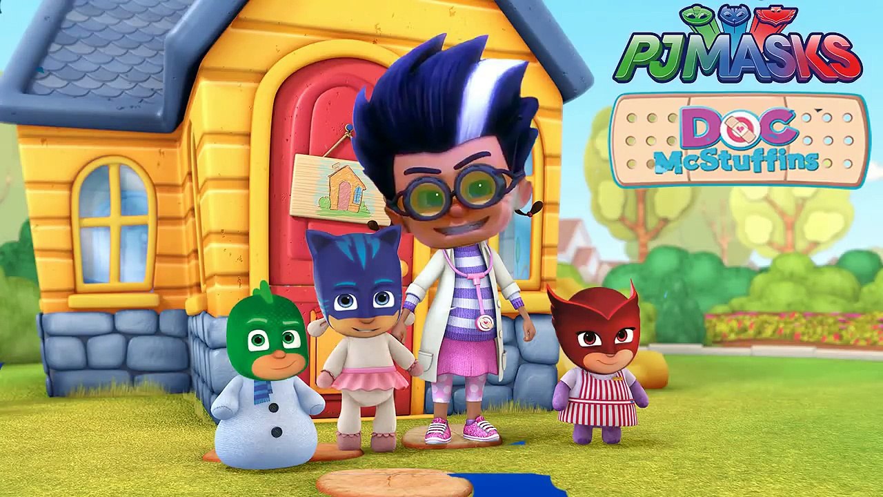 PJ Masks Doc McStuffins Transformation Romeo Owlette Catboy Gekko Doctor Funny Video For Toddlers