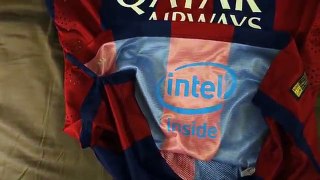 Review and Comparison of new-new Authentic and Replica FC Barcelona Home Jerseys