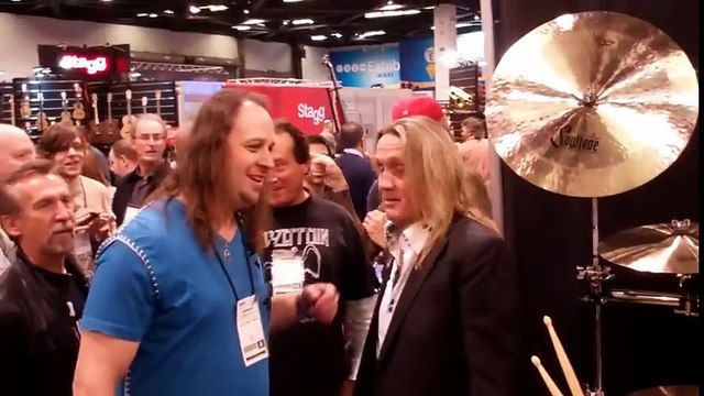 Chad Smith (Red Hot Chili Peppers) Meets Nicko McBrain of Iron Maiden