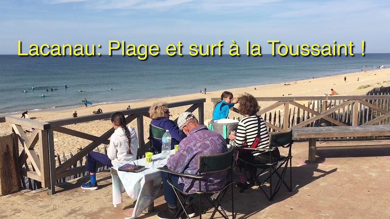 Lacanau : plage et surf à la Toussaint
