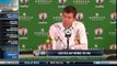 Brad Stevens, Kyrie Irving On The Celtics Bench Play