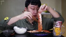 김치 겉절이와 고봉밥 먹방! 리얼사운드 배추 겉절이 먹방 옥탑방미식가 #83화 Fresh Kimchi and rice Mukbang^ㅡ^!