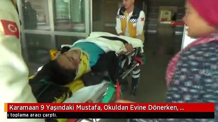 Karamaan 9 Yaşındaki Mustafa, Okuldan Evine Dönerken, Bisikletle Kamyonun Altında Kaldı