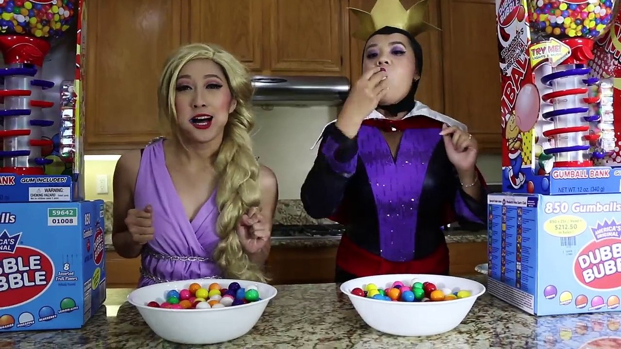 Princess Rapunzel EATS CORN DOGS & KETCHUP! w/ Spiderman in Real Life
