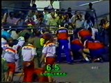 GP Portogallo 1987: Pit stop di N. Piquet, Prost, Berger ed Alboreto, incidente di Campos e ritiro di Alliot
