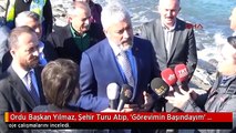 Ordu Başkan Yılmaz, Şehir Turu Atıp, 'Görevimin Başındayım' Mesajı Verdi