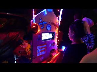 Family Constructs Hand-Crafted Halloween Candy Slot Machine