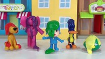 Learn Colors Lets go POCOYO Bath Finger Paint, Tub Time Bubble Toy Surprises, Elly, Pato TUYC