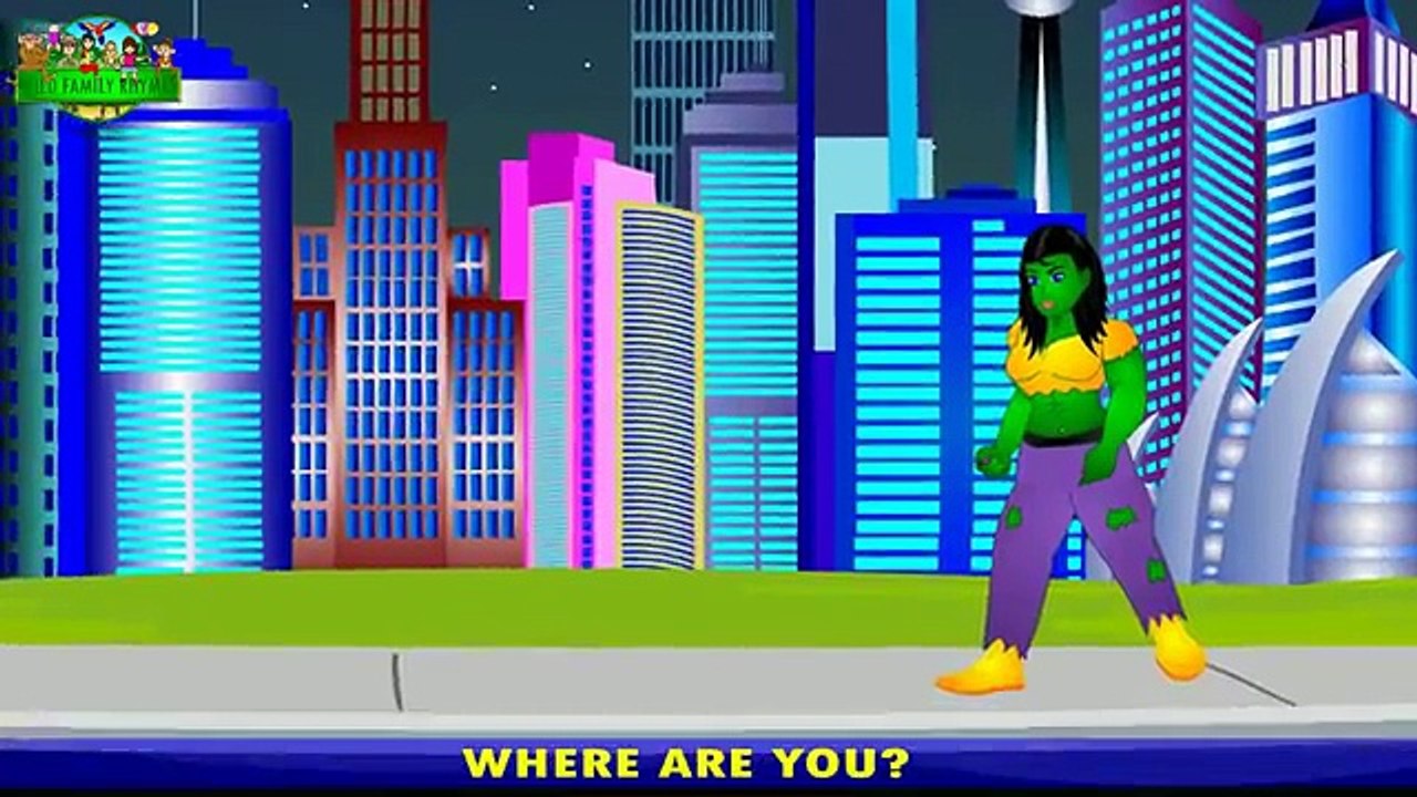 Amazing hulk finger family collection | Epic and funny rhymes | Nursery rhymes for kids