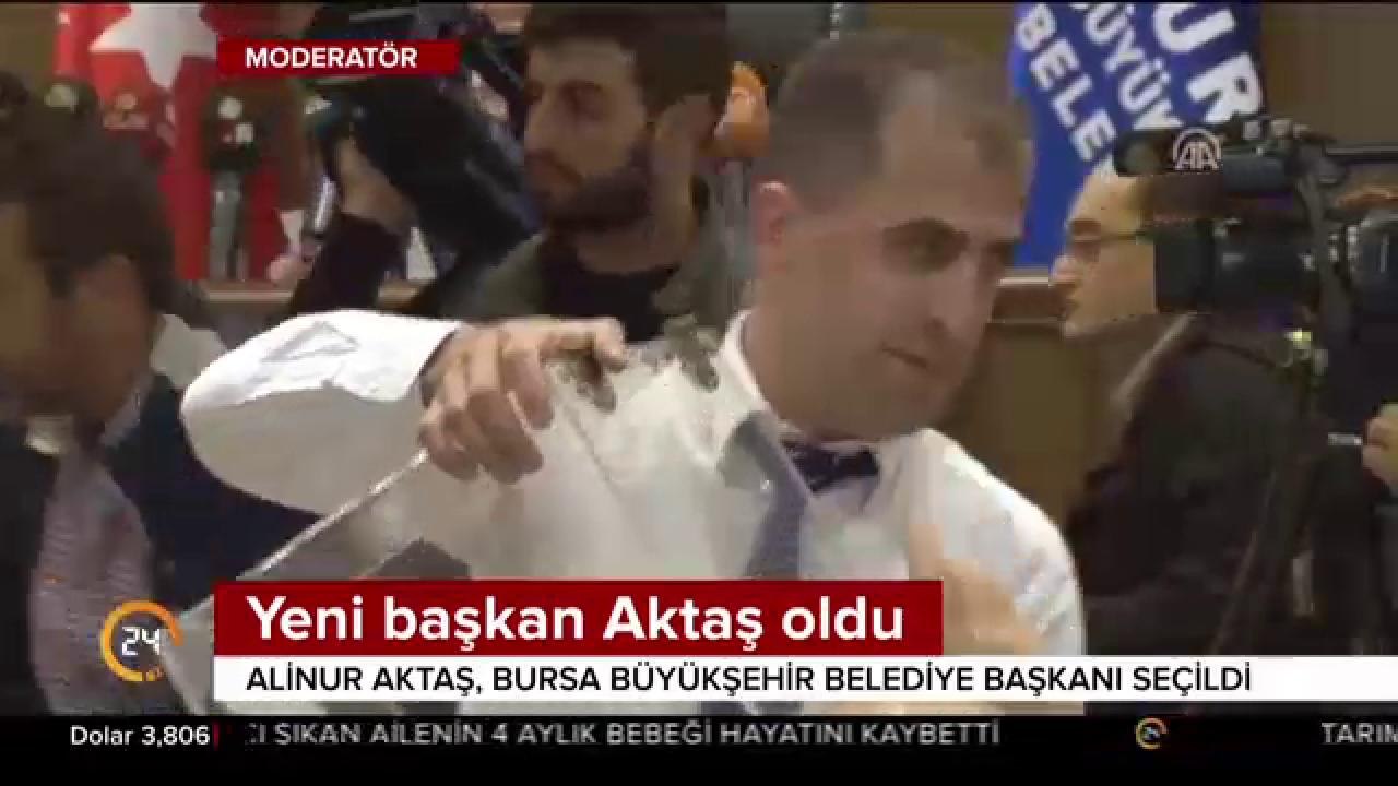 Bursa'da yeni başkan Aktaş