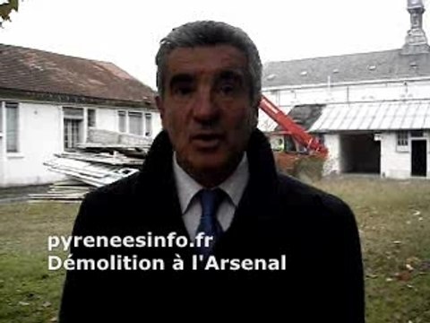 Arsenal - Démolition des bâtiments