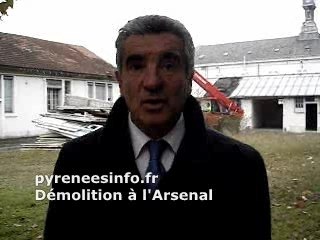 Arsenal - Démolition des bâtiments