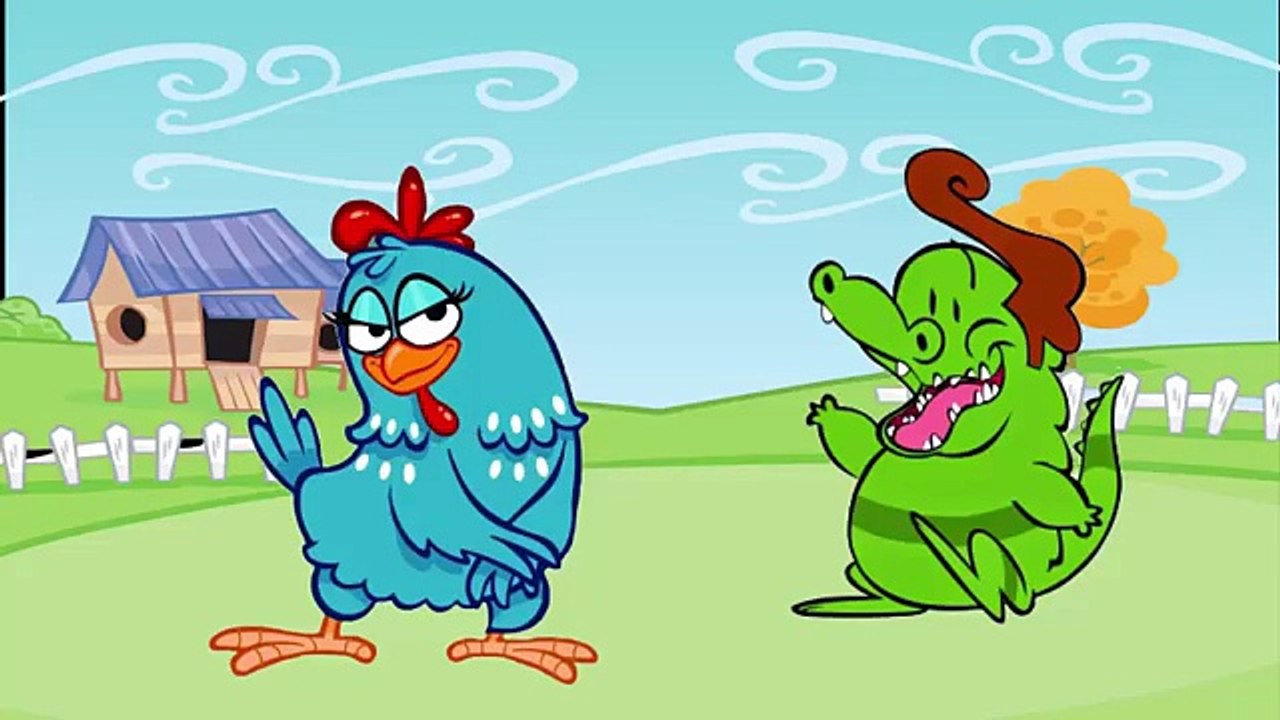 Desenho da Galinha pintadinha 2016 e Jacarelvis completo em Português