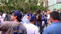 Zac Efron Ignores Fans At LA Dodgers World Series Final With Houston Astros
