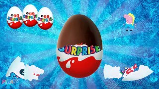 Surprise Eggs Peppa Ninja Turtles - Пеппа Ниндзя черепашка - Киндер сюрприз и другие мультики!!!
