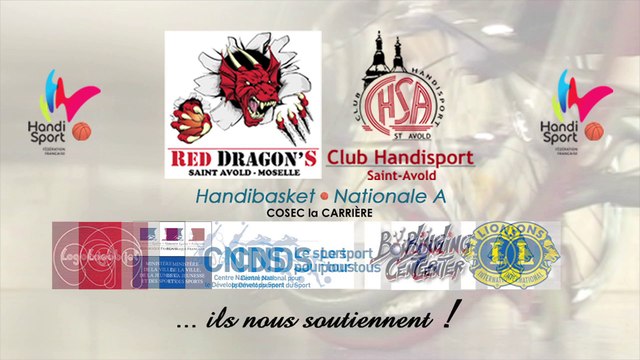 HANDIBASKET SAINT AVOLD vs LYON BASKET fauteuil NATIONALE A