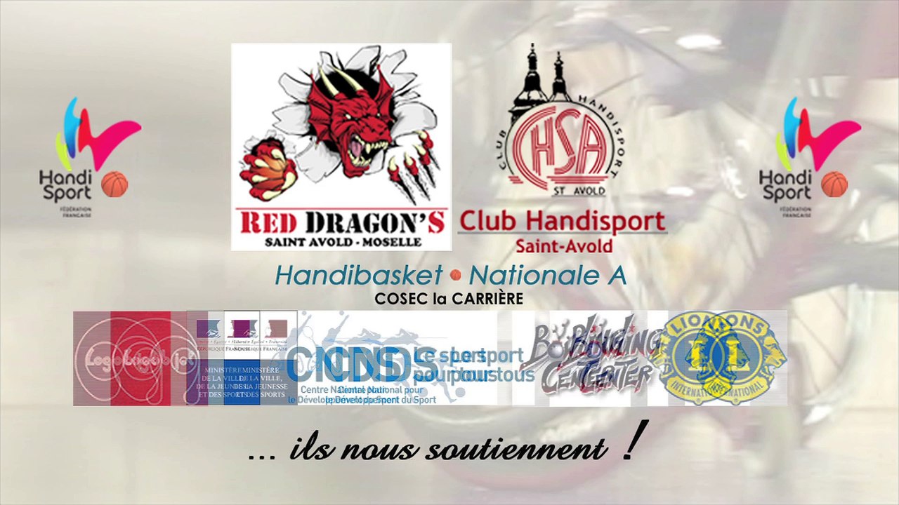 HANDIBASKET SAINT AVOLD vs LYON BASKET fauteuil NATIONALE A