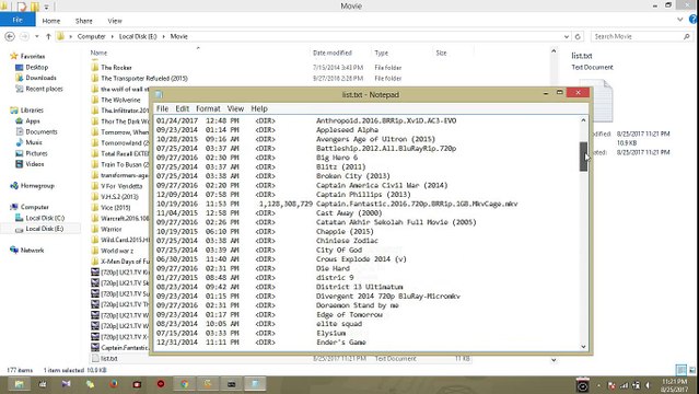 How to Create a Filename List with Command Prompt (cmd)