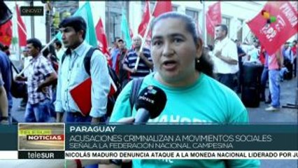 Paraguay: exigen la liberación del dirigente campesino Genaro Meza