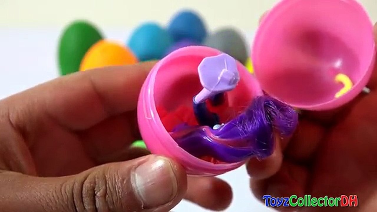 Peppa Pig Play-Doh Surprise Eggs Opening Masha My Little Pony Frozen Ice Age Collition Course