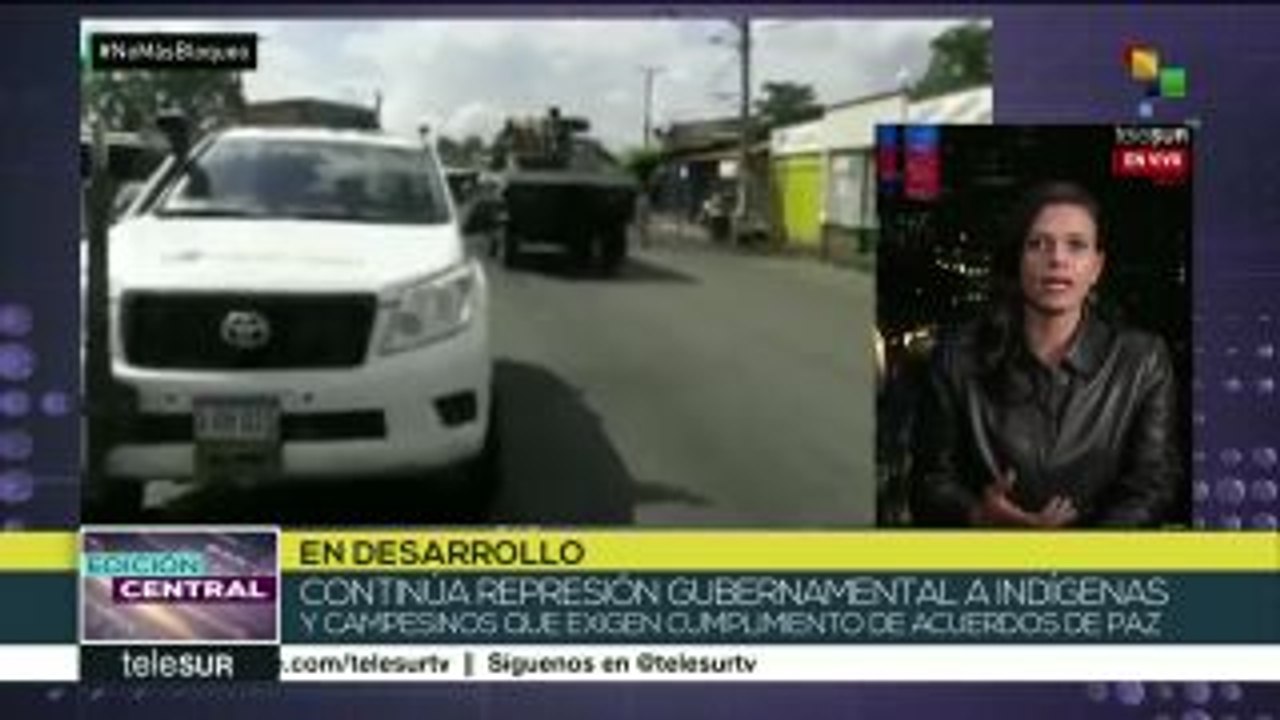 Colombia: denuncian ataque del ESMAD contra Minga Indígena