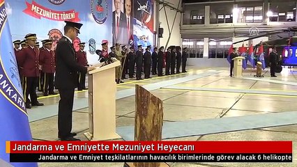 Jandarma ve Emniyette Mezuniyet Heyecanı