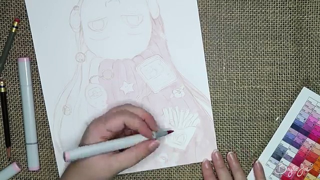 COPIC MARKER ILLUSTRATION - Bubbly