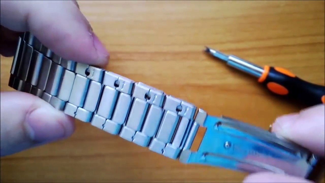 How To Resize Your Watch Band And Remove Links / Reglare bratara ceas.