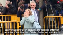 Supreme Court adjourns hearings of former Catalan lawmakers