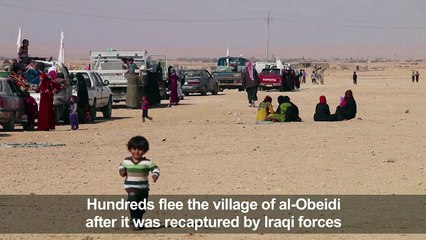 Hundreds flee as Iraq forces advance to edge of final IS bastion