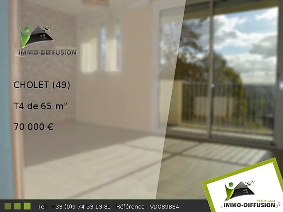 T4 A vendre Cholet 65m2 - 70 000 Euros