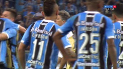 Grêmio classificado fila da libertadores 2017 comemoracao