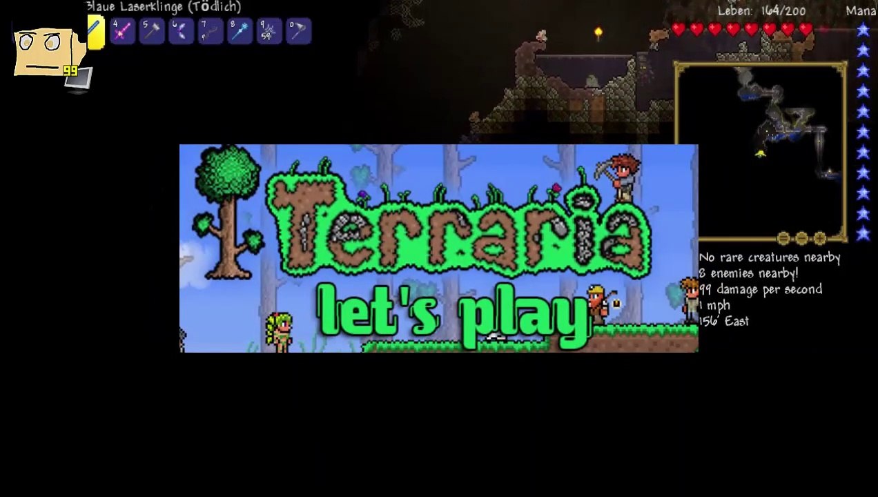 Terraria Let's Play 72: Rumgehakel in der Höhle