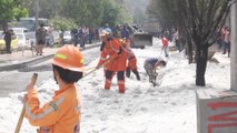 Bogotá se recupera de fuerte granizada que paralizó la ciudad