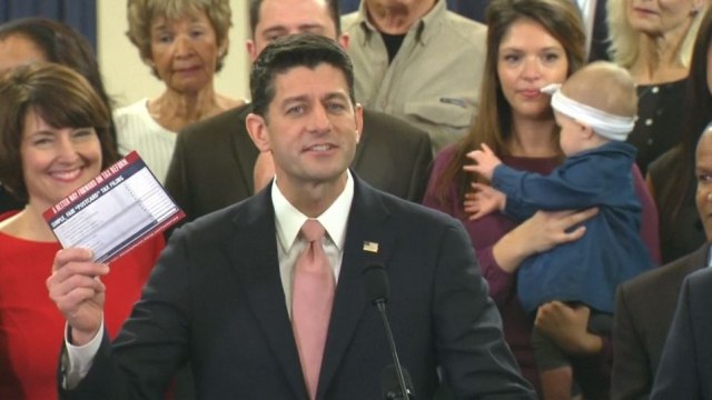 House Speaker claims 'Republicans are absolutely committed to' tax plan