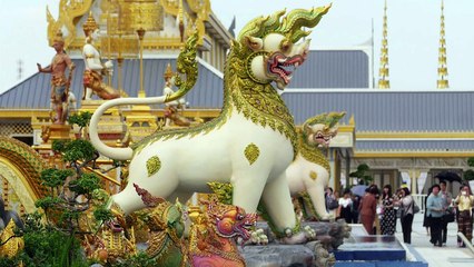"Heaven on Earth": crematorium of late Thai king opens to public