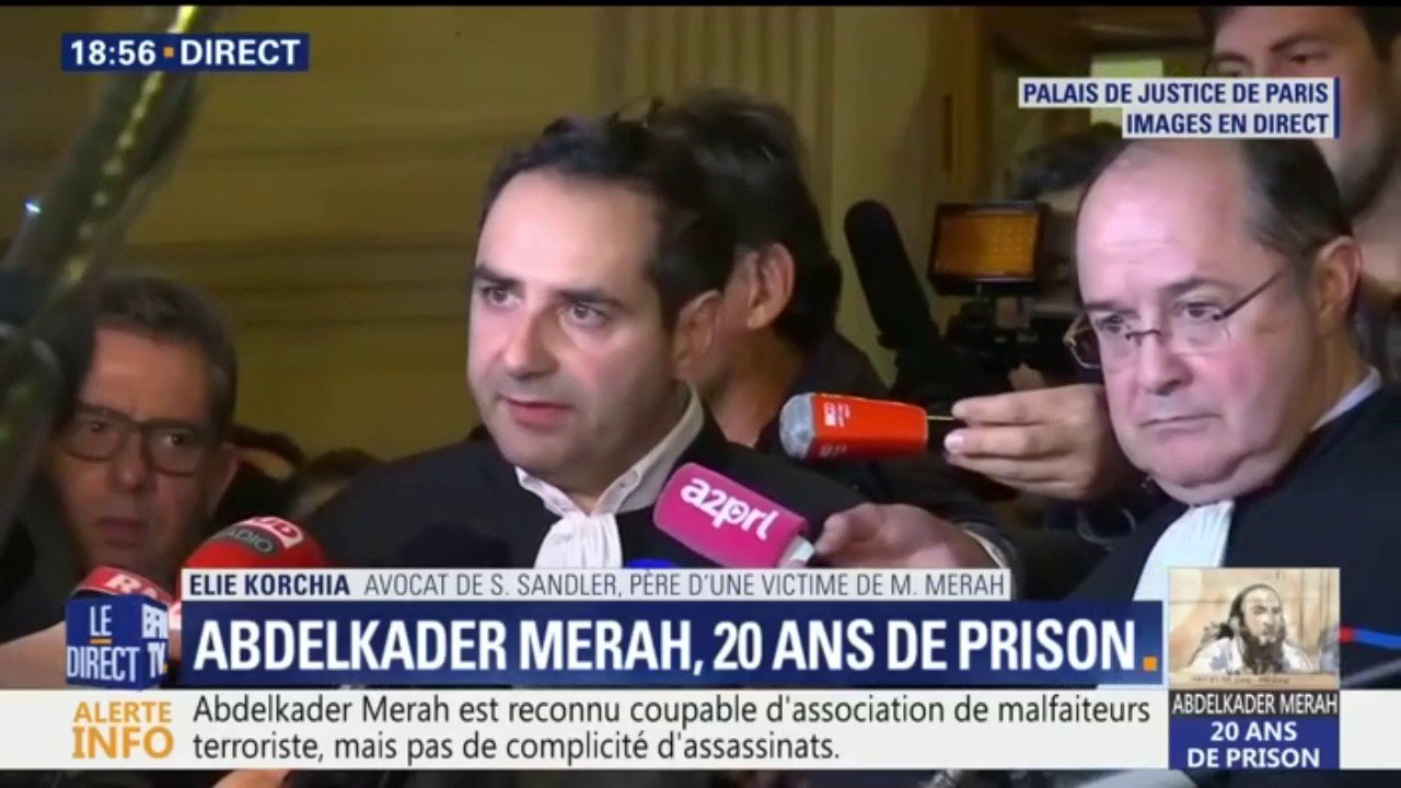 Procès Merah: pour Elie Korchia, avocat de victimes, "la justice est passée"