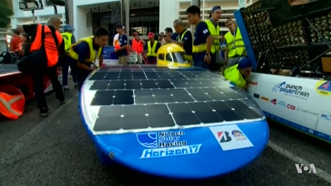 Cross Continent Solar Car Race Sets Grueling Pace