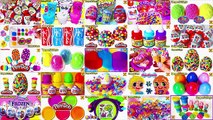 Many Play Doh Eggs Surprise Disney Princess Hello Kitty Minnie Mouse Thomas & Friends Cars 2