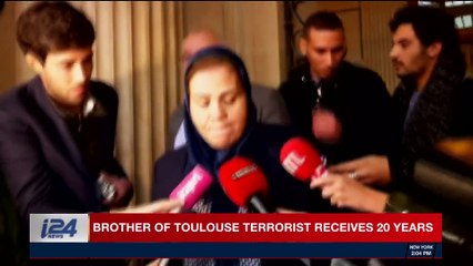 i24NEWS DESK | Brother of Toulouse terrorist found guilty | Thursday, November 2nd 2017