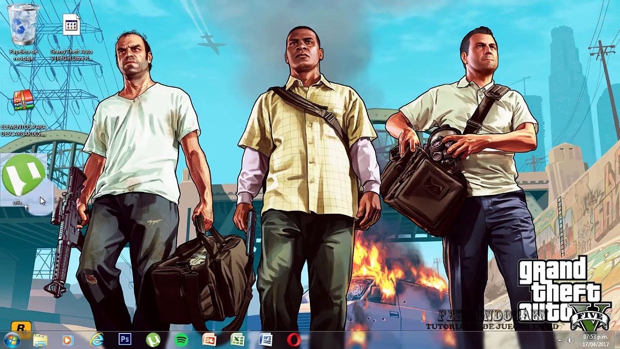 DESCARGAR E INSTALAR GRAND THEFT AUTO V PARA PC EN ESPAÑOL FULL 1 LINK 2017