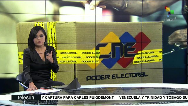 Informa CNE venezolano que avanza cronograma electoral