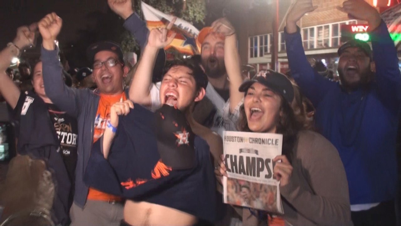 La euforia se toma las calles de Houston tras título de Serie Mundial de Astros