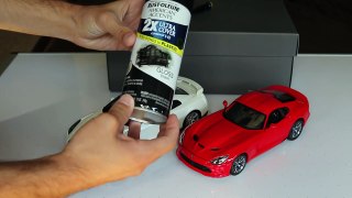 Painting Black Wheels On 1:18 Scale Model Cars