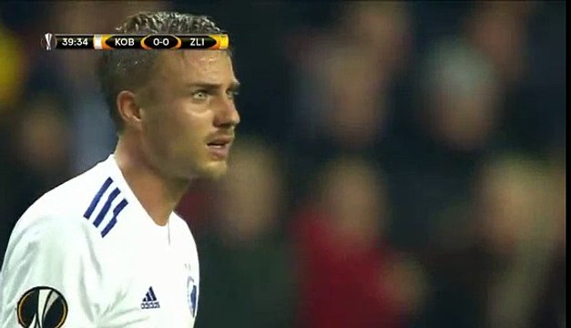 FC Copenhagen 1 - 0 Zlin 02/11/2017 Michael Luftner Super Goal 41' Europa League HD Full Screen .