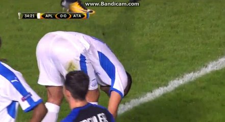 Goal J.Ilicic (Penalty) Apollon 0 - 1 Atalanta 02.11.2017 HD